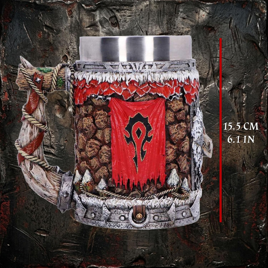 Nemesis Now World of Warcraft Horde Tankard – Officially Licensed, 15.5cm - Flex Gamingproduct_type