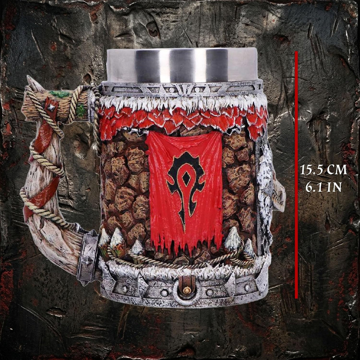 Nemesis Now World of Warcraft Horde Tankard – Officially Licensed, 15.5cm - Flex Gamingproduct_type