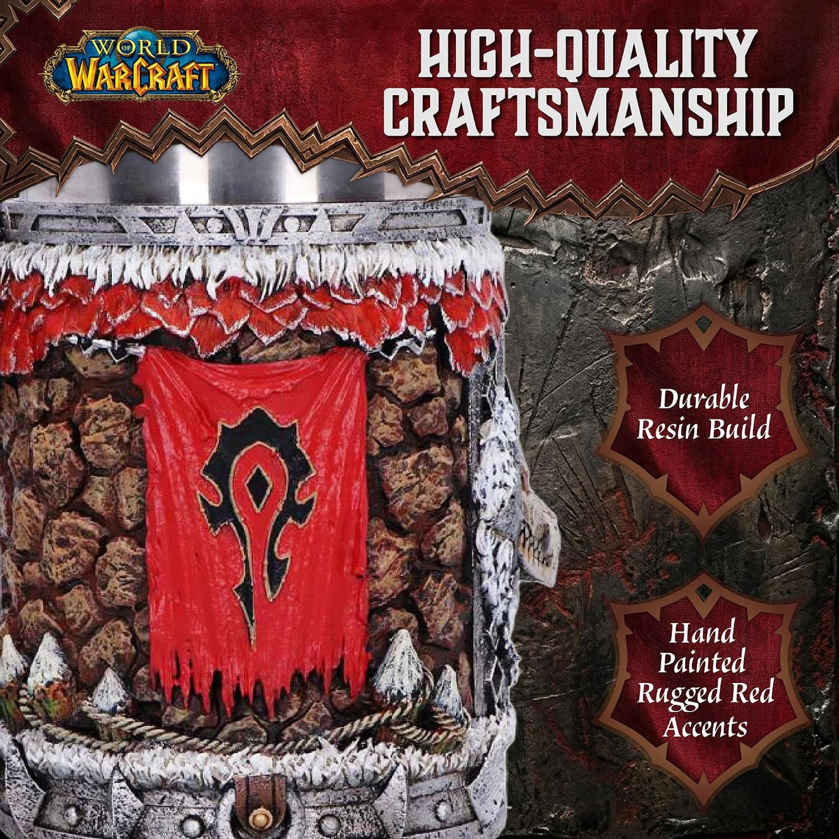 Nemesis Now World of Warcraft Horde Tankard – Officially Licensed, 15.5cm - Flex Gamingproduct_type