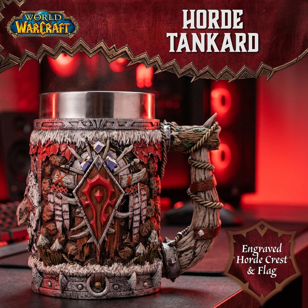 Nemesis Now World of Warcraft Horde Tankard – Officially Licensed, 15.5cm - Flex Gamingproduct_type