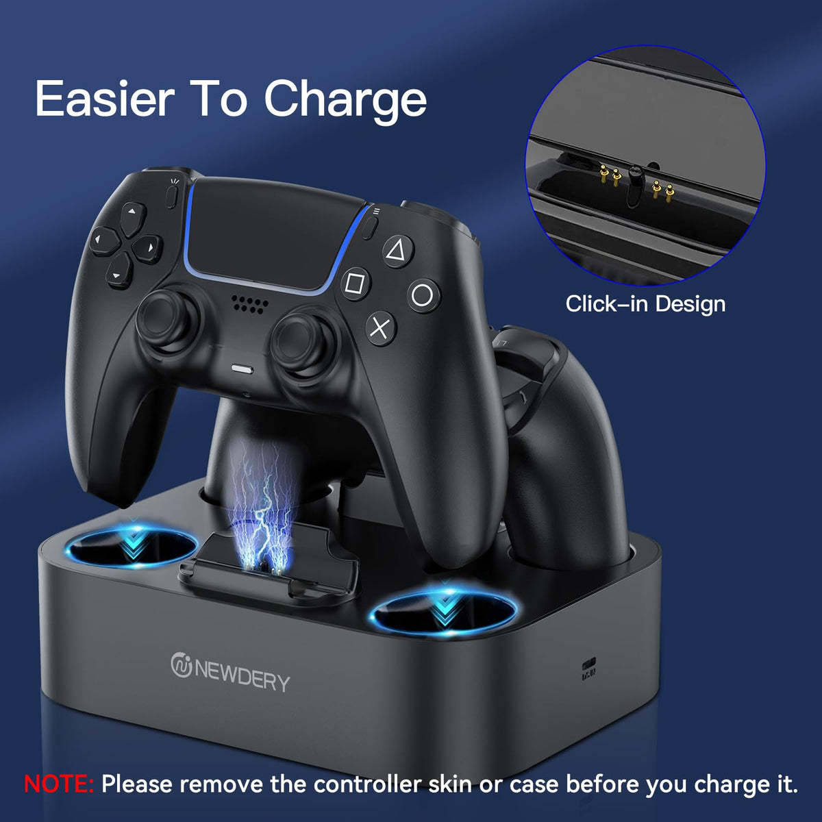 NEWDERY PS5 Controller Charging Dock – 5 Colours - Flex Gamingproduct_type