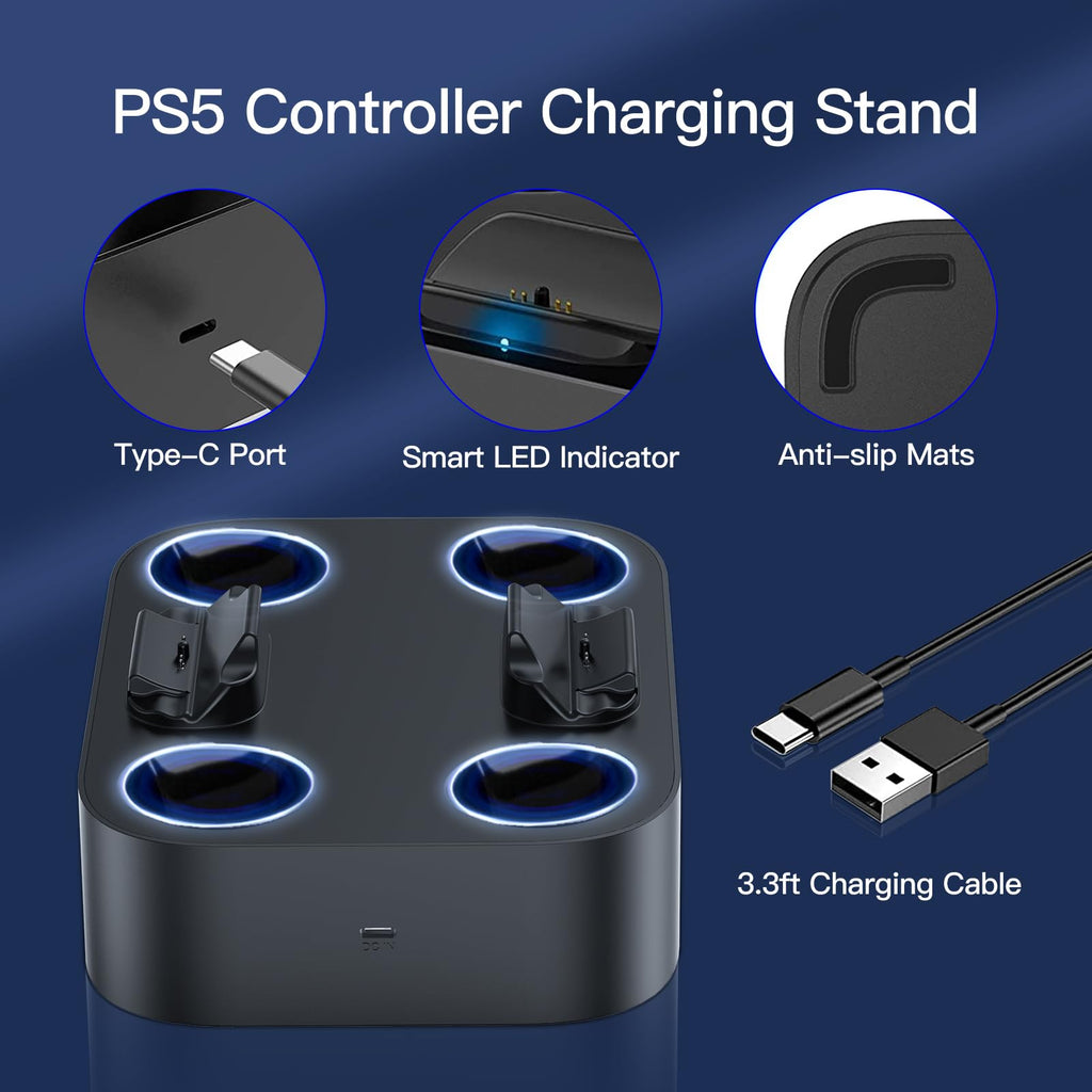 NEWDERY PS5 Controller Charging Dock – 5 Colours - Flex Gamingproduct_type