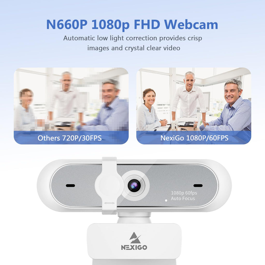 NexiGo N60 1080P Webcam with Mic & Privacy Cover – 5 Styles - Flex Gamingproduct_type