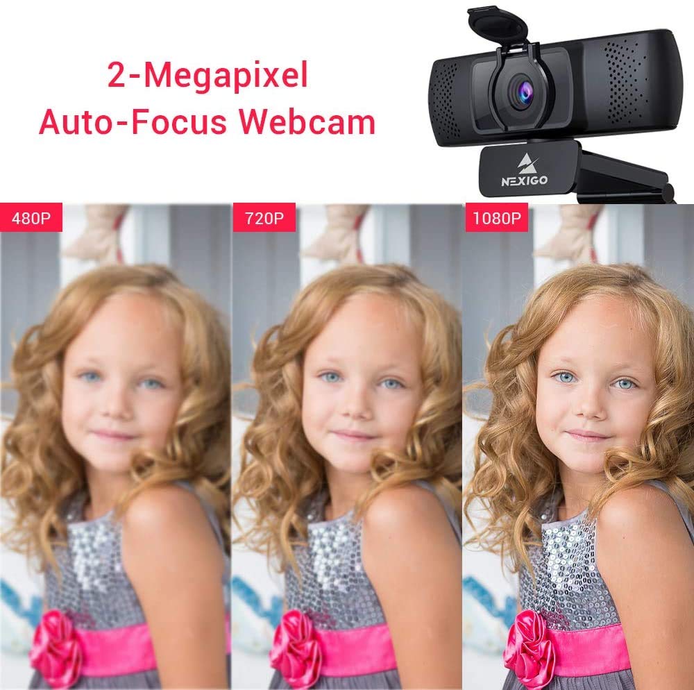 NexiGo N60 1080P Webcam with Mic & Privacy Cover – 5 Styles - Flex Gamingproduct_type