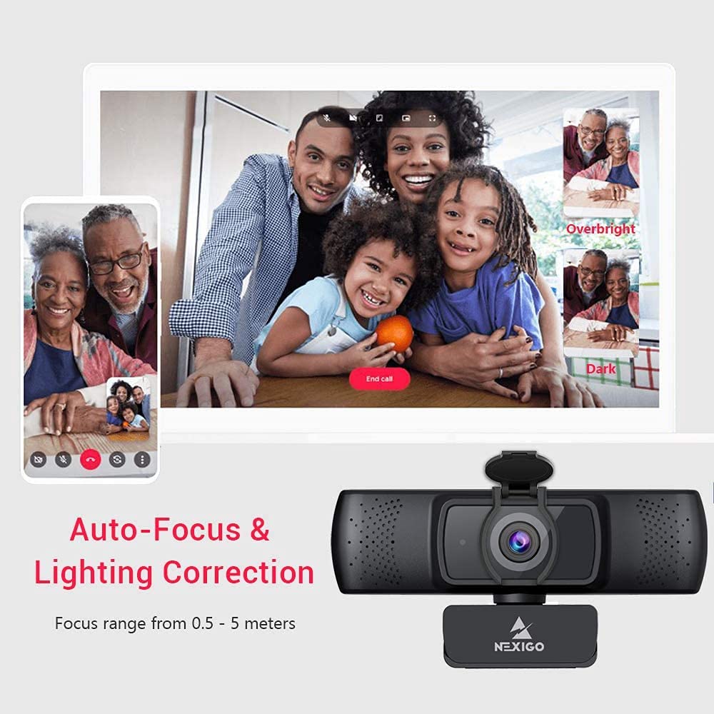 NexiGo N60 1080P Webcam with Mic & Privacy Cover – 5 Styles - Flex Gamingproduct_type