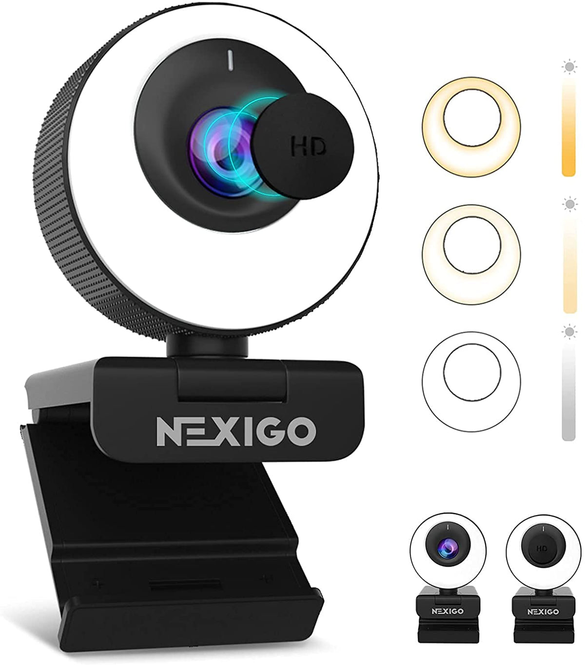 NexiGo N60 1080P Webcam with Mic & Privacy Cover – 5 Styles - Flex Gamingproduct_type