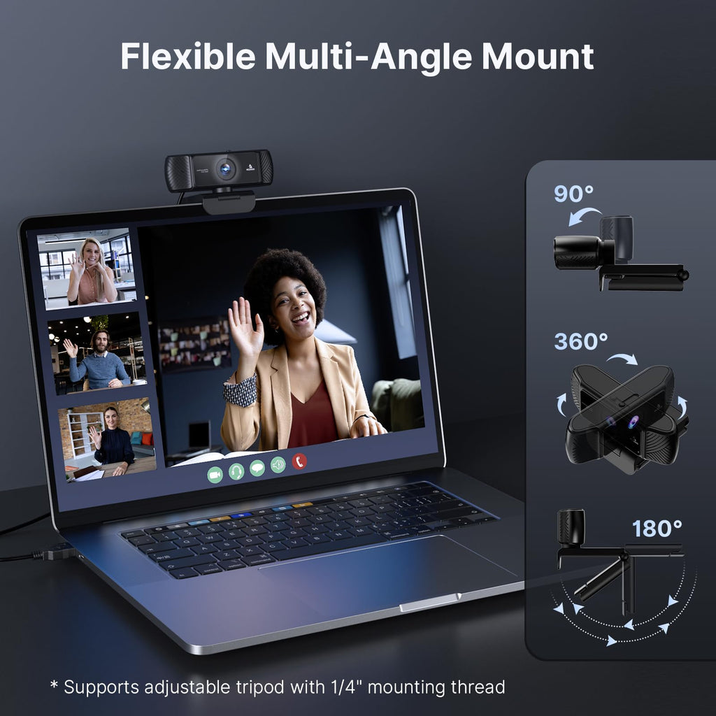 NexiGo N60 1080P Webcam with Mic & Privacy Cover – 5 Styles - Flex Gamingproduct_type