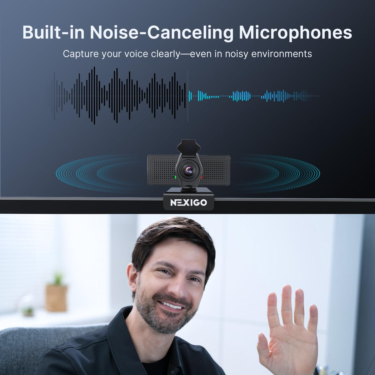 NexiGo N60 1080P Webcam with Mic & Privacy Cover – 5 Styles - Flex Gamingproduct_type