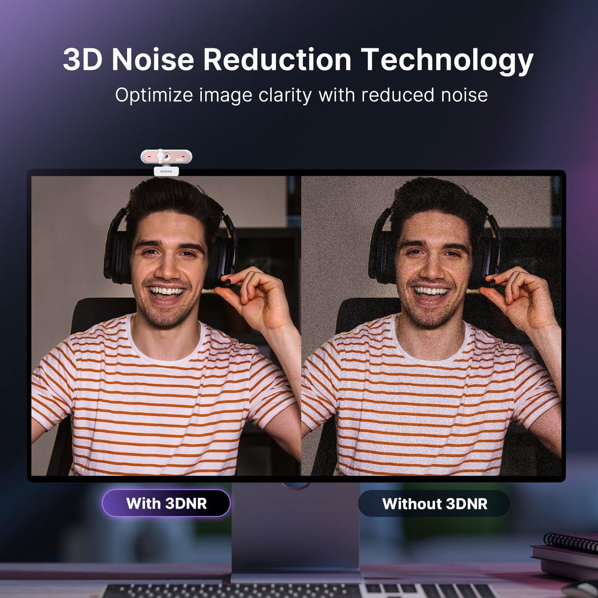 NexiGo N60 1080P Webcam with Mic & Privacy Cover – 5 Styles - Flex Gamingproduct_type