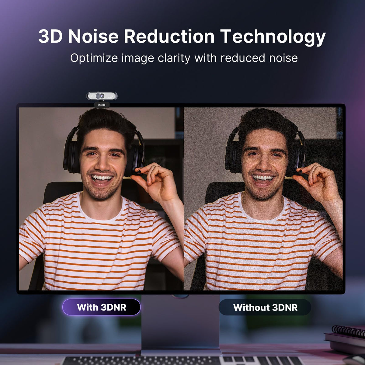 NexiGo N60 1080P Webcam with Mic & Privacy Cover – 5 Styles - Flex Gamingproduct_type