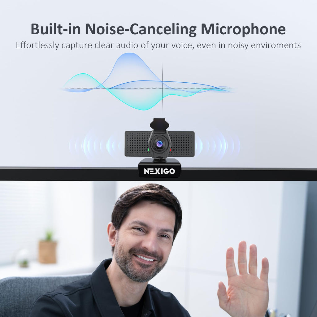 NexiGo N60 1080P Webcam with Mic & Privacy Cover – 5 Styles - Flex Gamingproduct_type