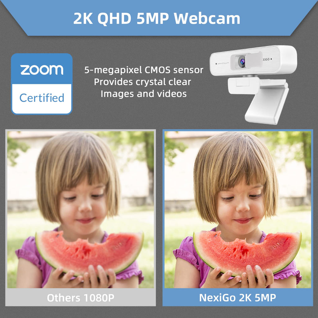 NexiGo N60 1080P Webcam with Mic & Privacy Cover – 5 Styles - Flex Gamingproduct_type