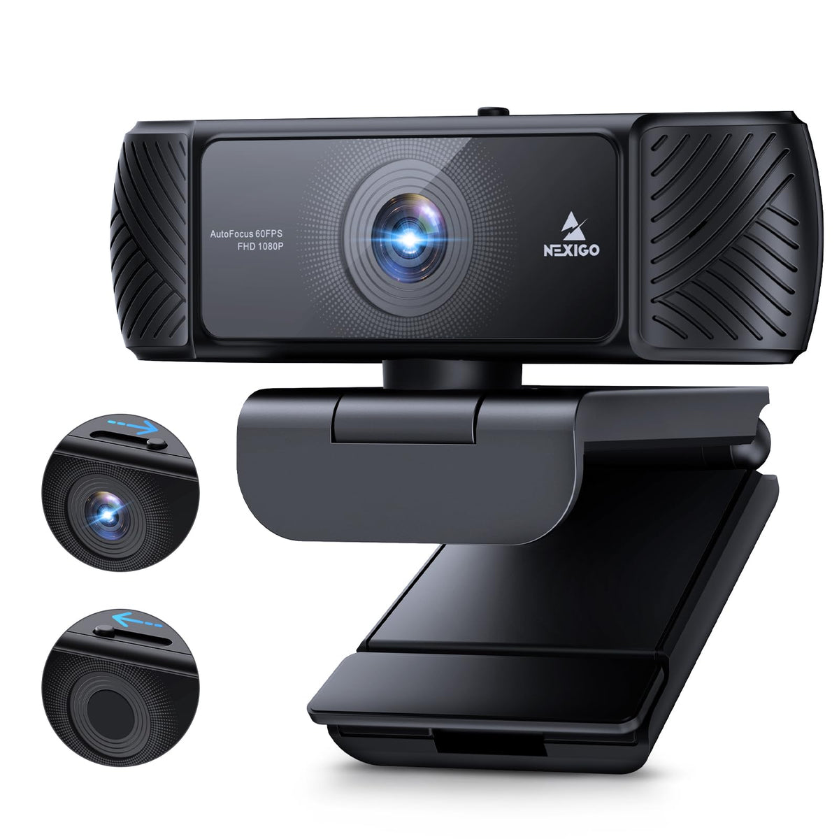 NexiGo N60 1080P Webcam with Mic & Privacy Cover – 5 Styles - Flex Gamingproduct_type