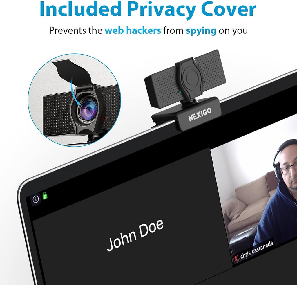 NexiGo N60 1080P Webcam with Mic & Privacy Cover – 5 Styles - Flex Gamingproduct_type