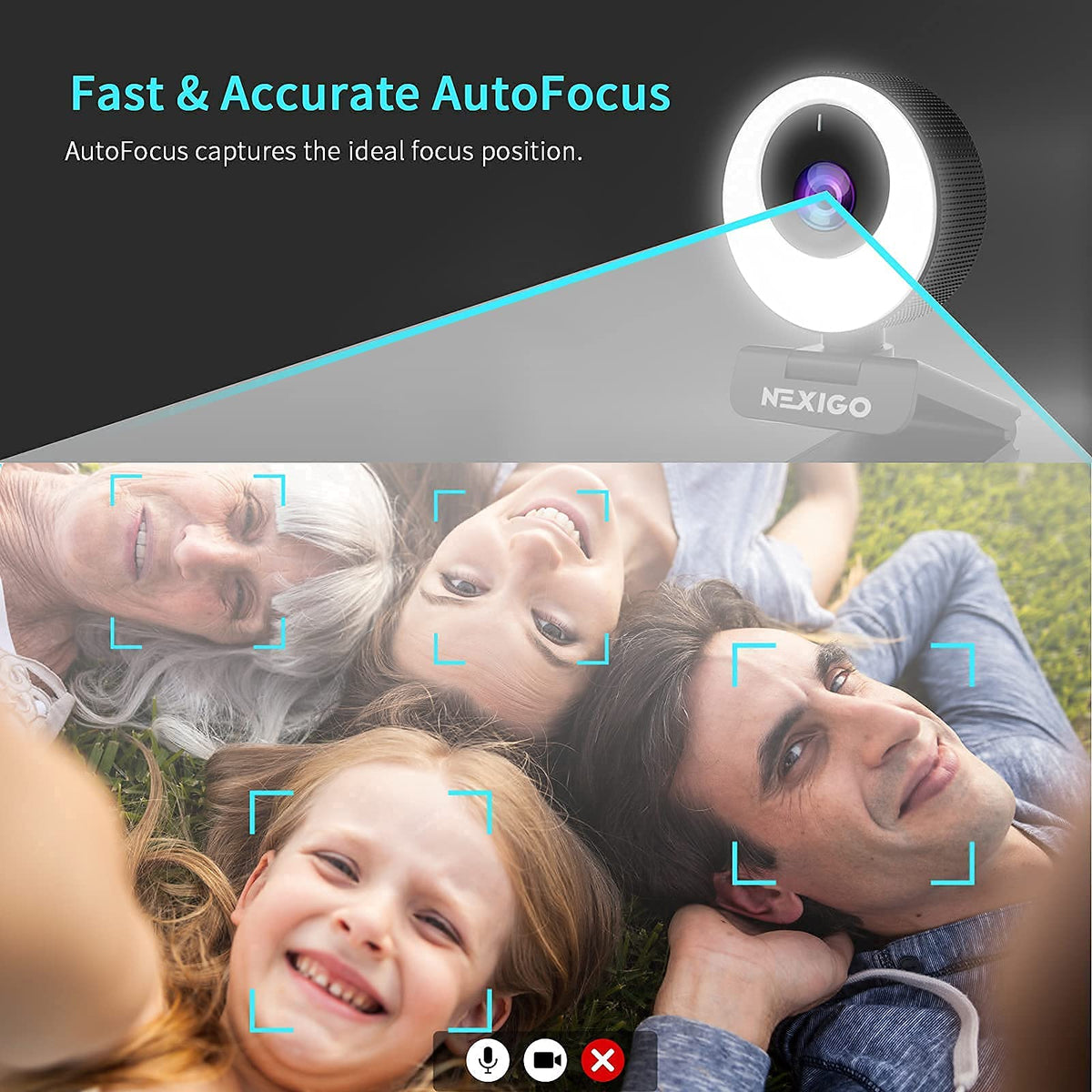 NexiGo N60 1080P Webcam with Mic & Privacy Cover – 5 Styles - Flex Gamingproduct_type