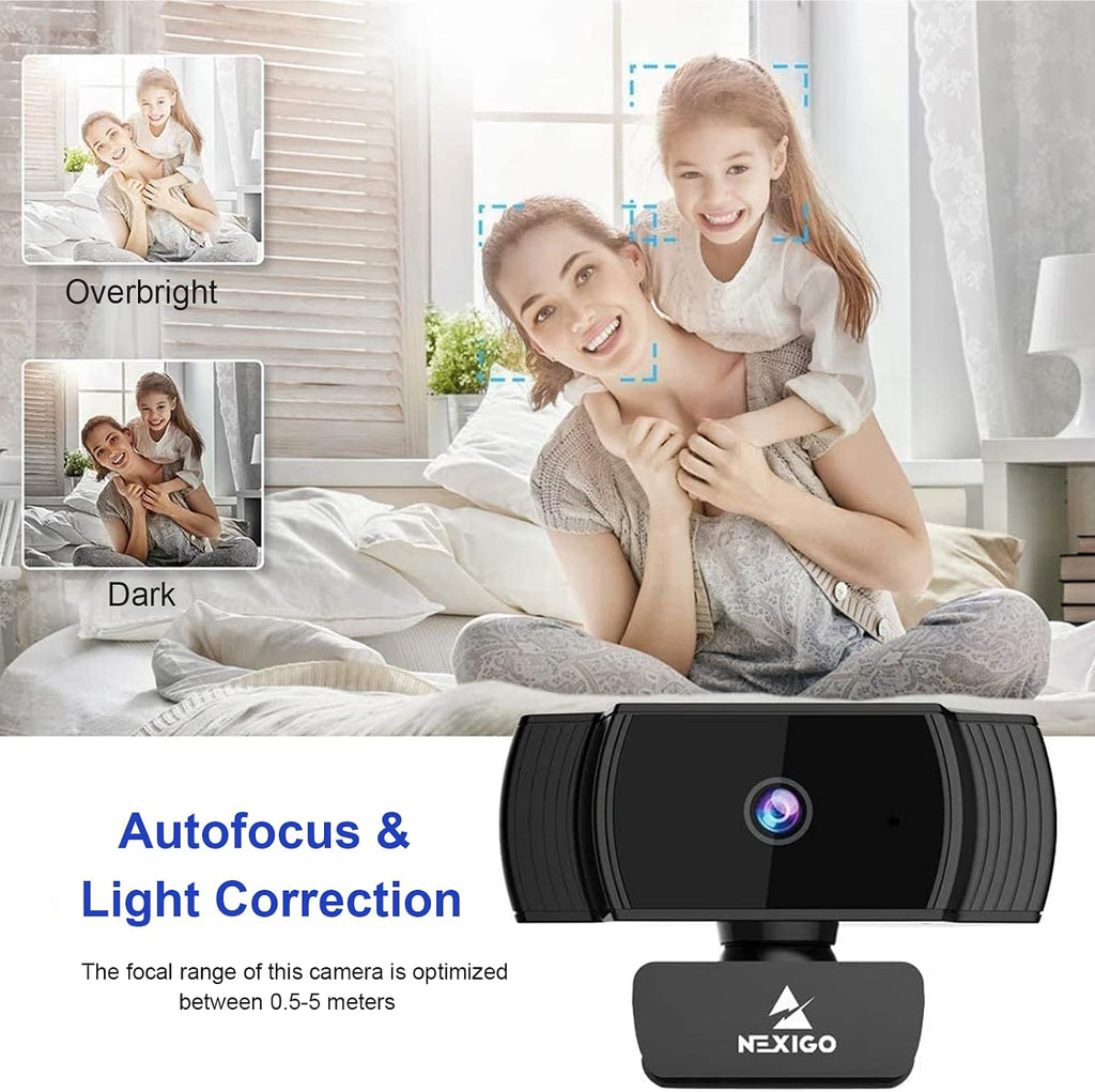 NexiGo N930AF Autofocus Webcam with Mic – 5 Styles - Flex Gamingproduct_type