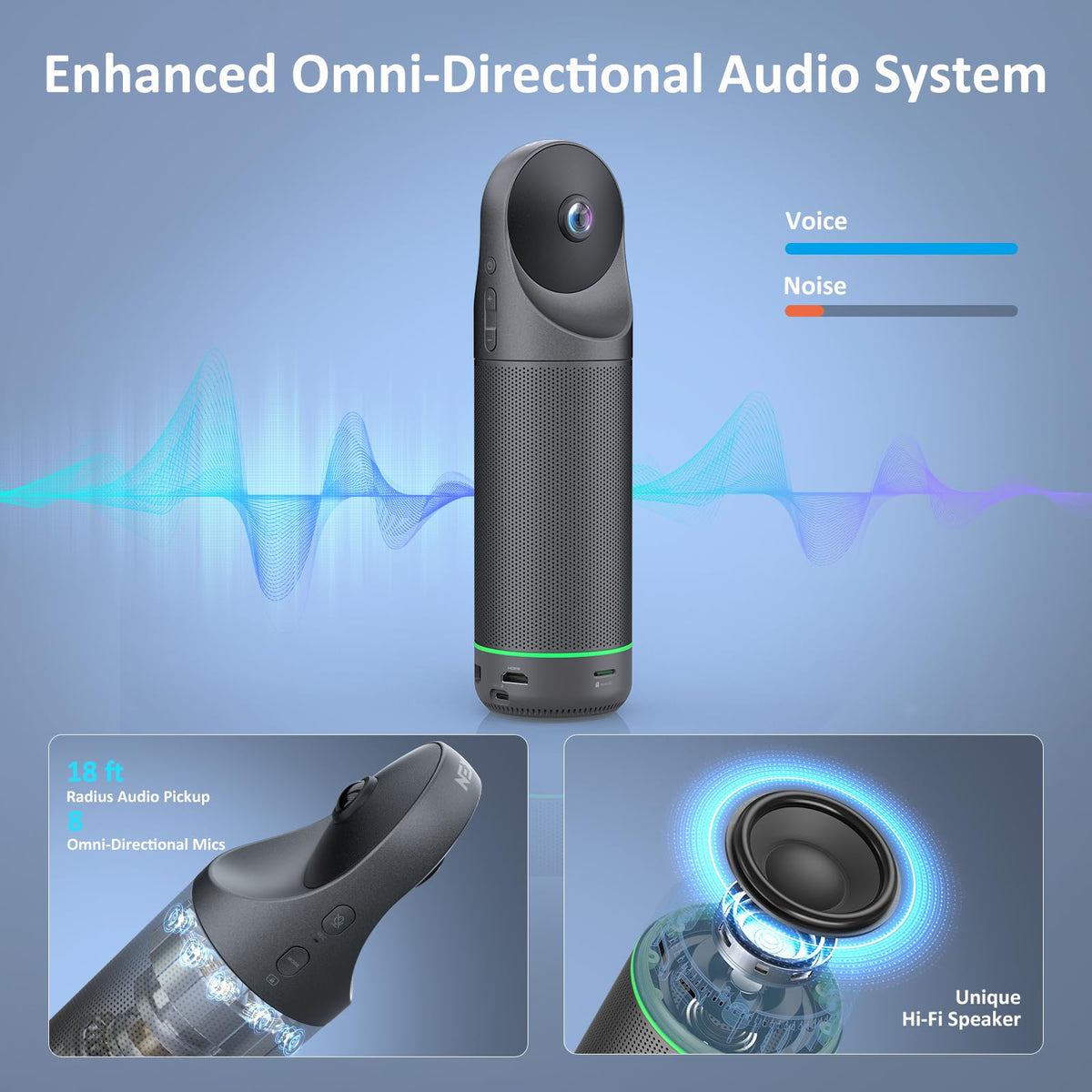 NexiGo N930AF Autofocus Webcam with Mic – 5 Styles - Flex Gamingproduct_type