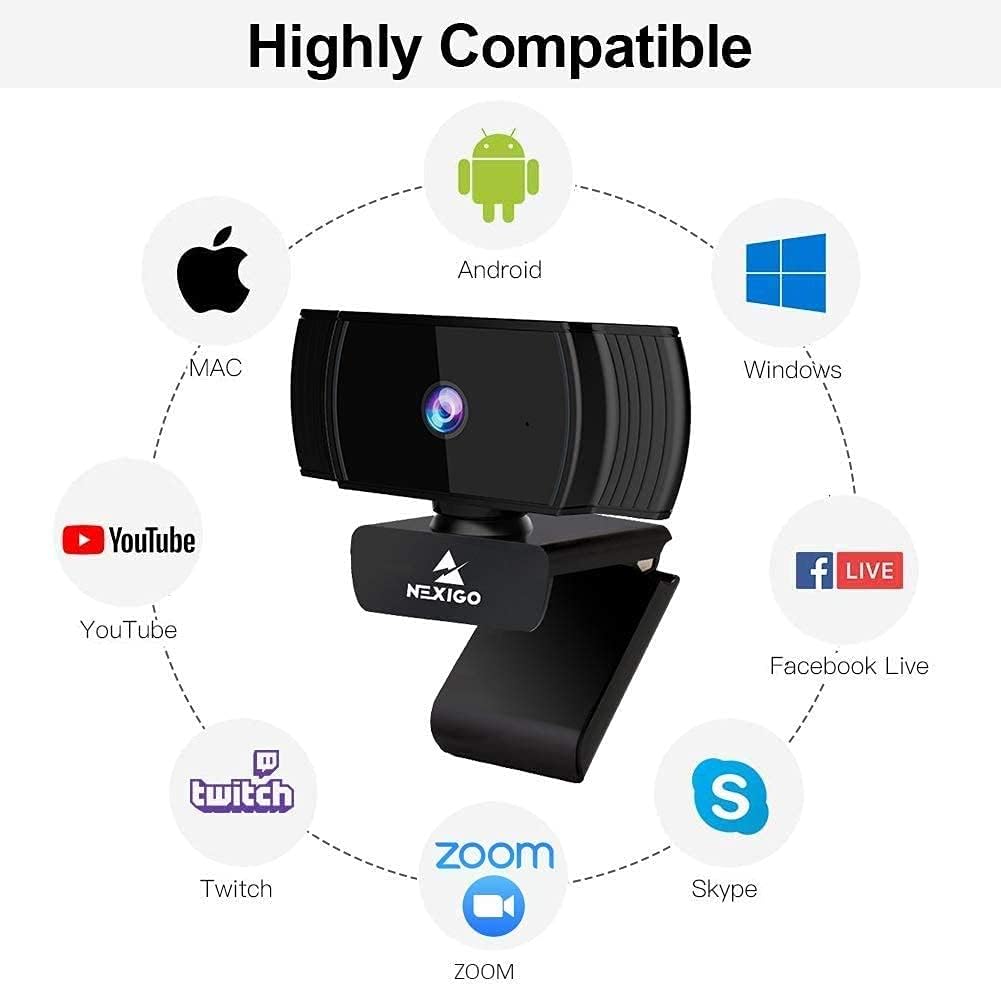 NexiGo N930AF Autofocus Webcam with Mic – 5 Styles - Flex Gamingproduct_type