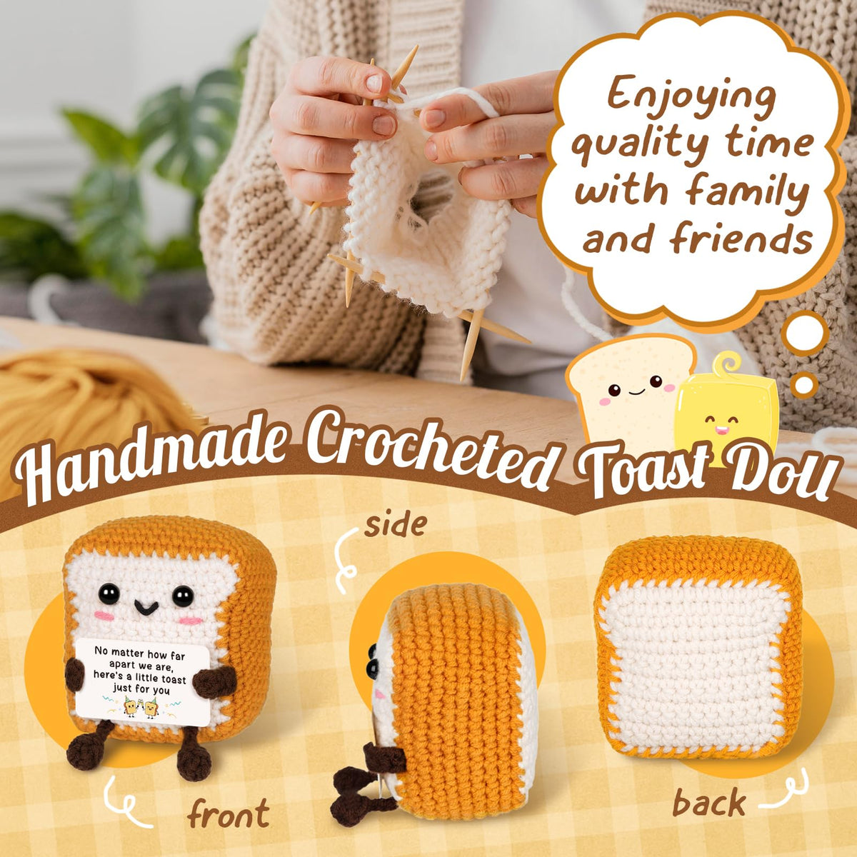 "Next Level Up" Crochet Toast Gift – 33 Styles - Flex Gamingproduct_type