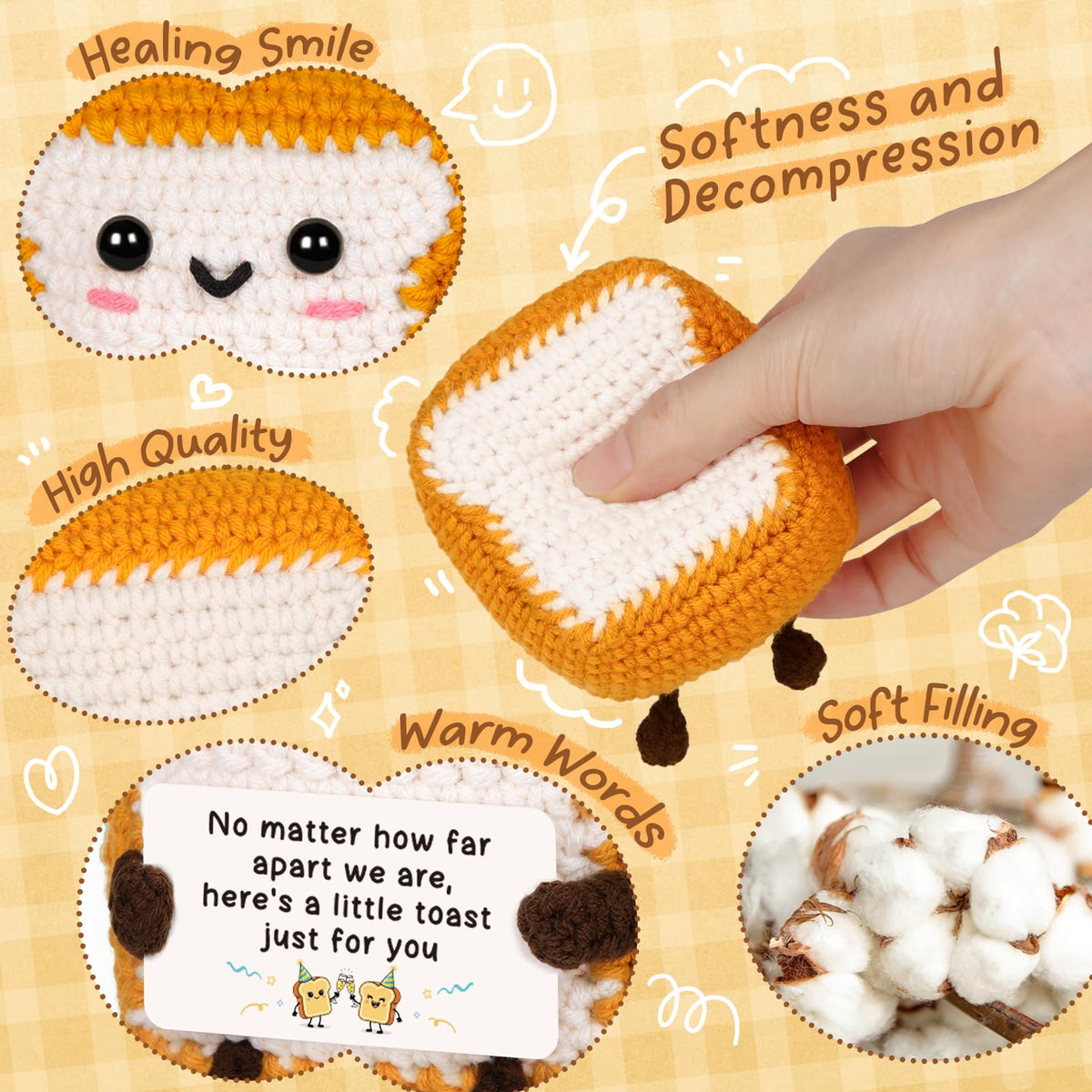 "Next Level Up" Crochet Toast Gift – 33 Styles - Flex Gamingproduct_type