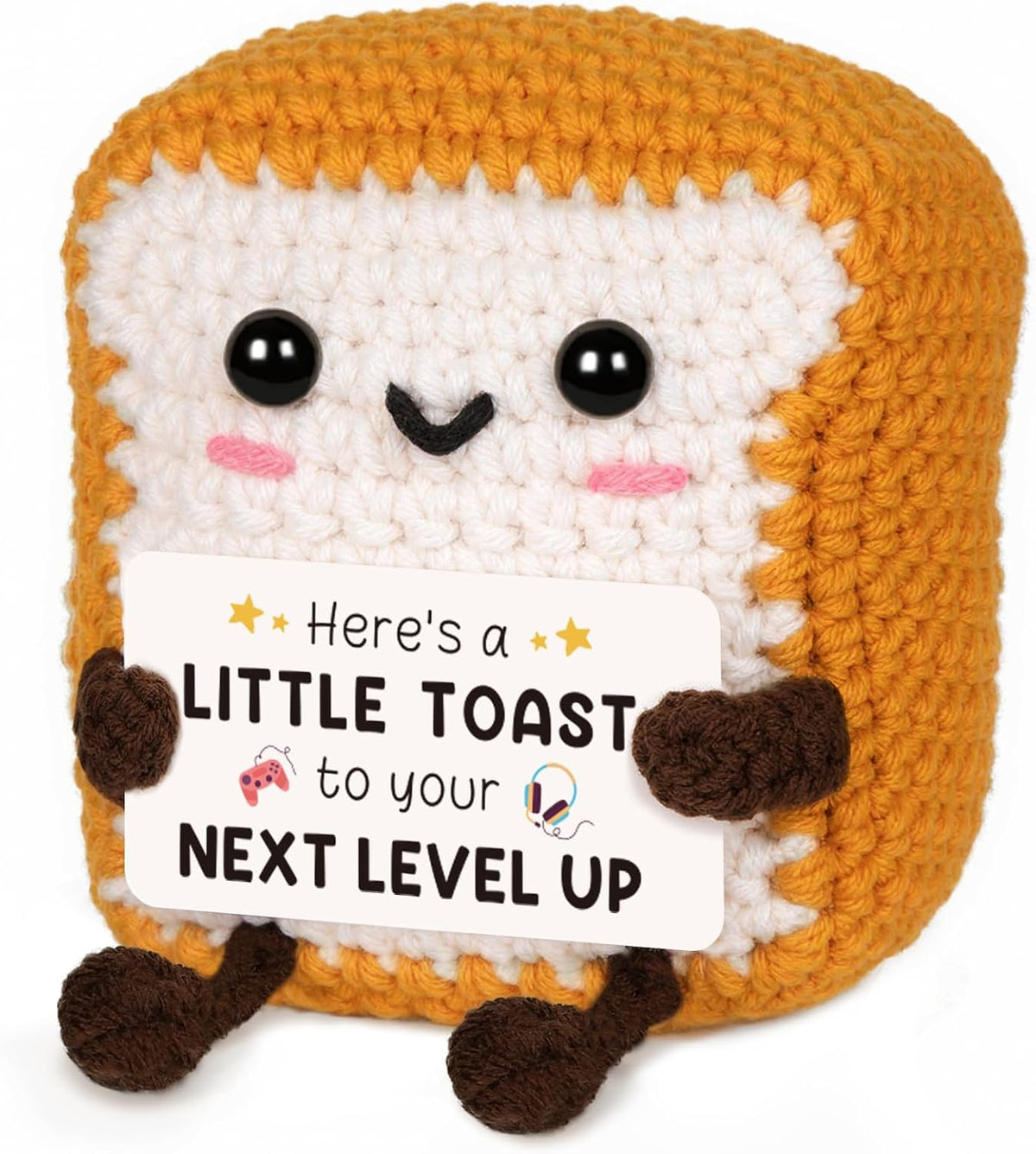 "Next Level Up" Crochet Toast Gift – 33 Styles - Flex Gamingproduct_type
