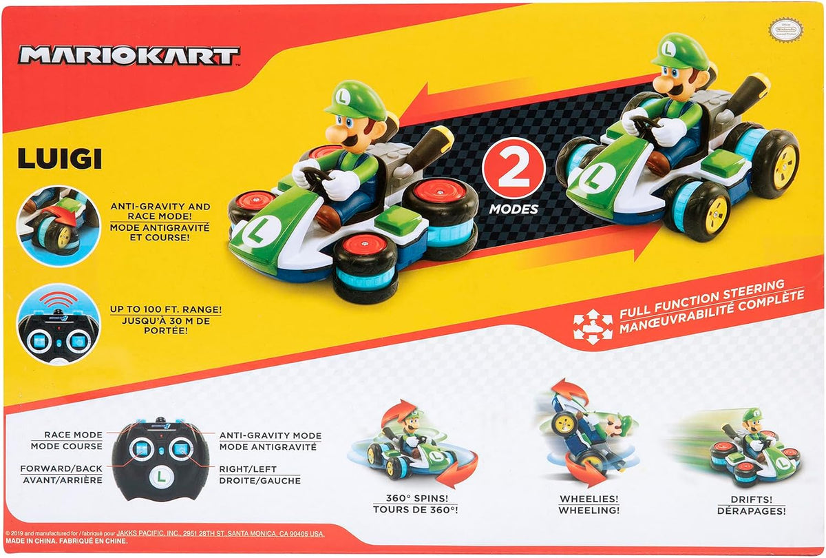 Nintendo Mario Kart 8 Luigi Mini Anti-Gravity RC Racer – 2.4GHz - Flex Gamingproduct_type