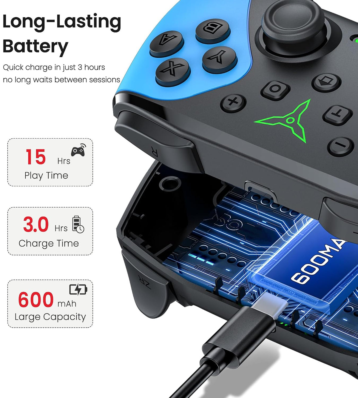 Nintendo Switch Wireless Pro Controller – Turbo, Gyro & Programmable – 10 Colors - Flex Gamingproduct_type