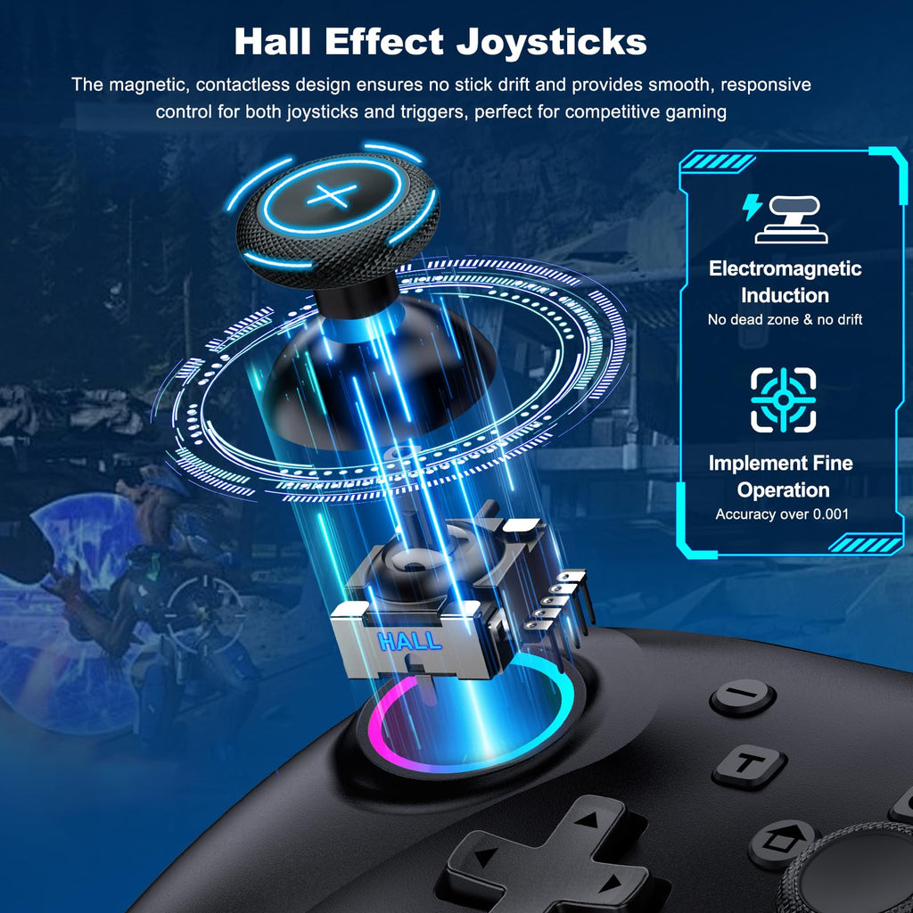 Nintendo Switch Wireless Pro Controller – Turbo, Gyro & Programmable – 10 Colors - Flex Gamingproduct_type