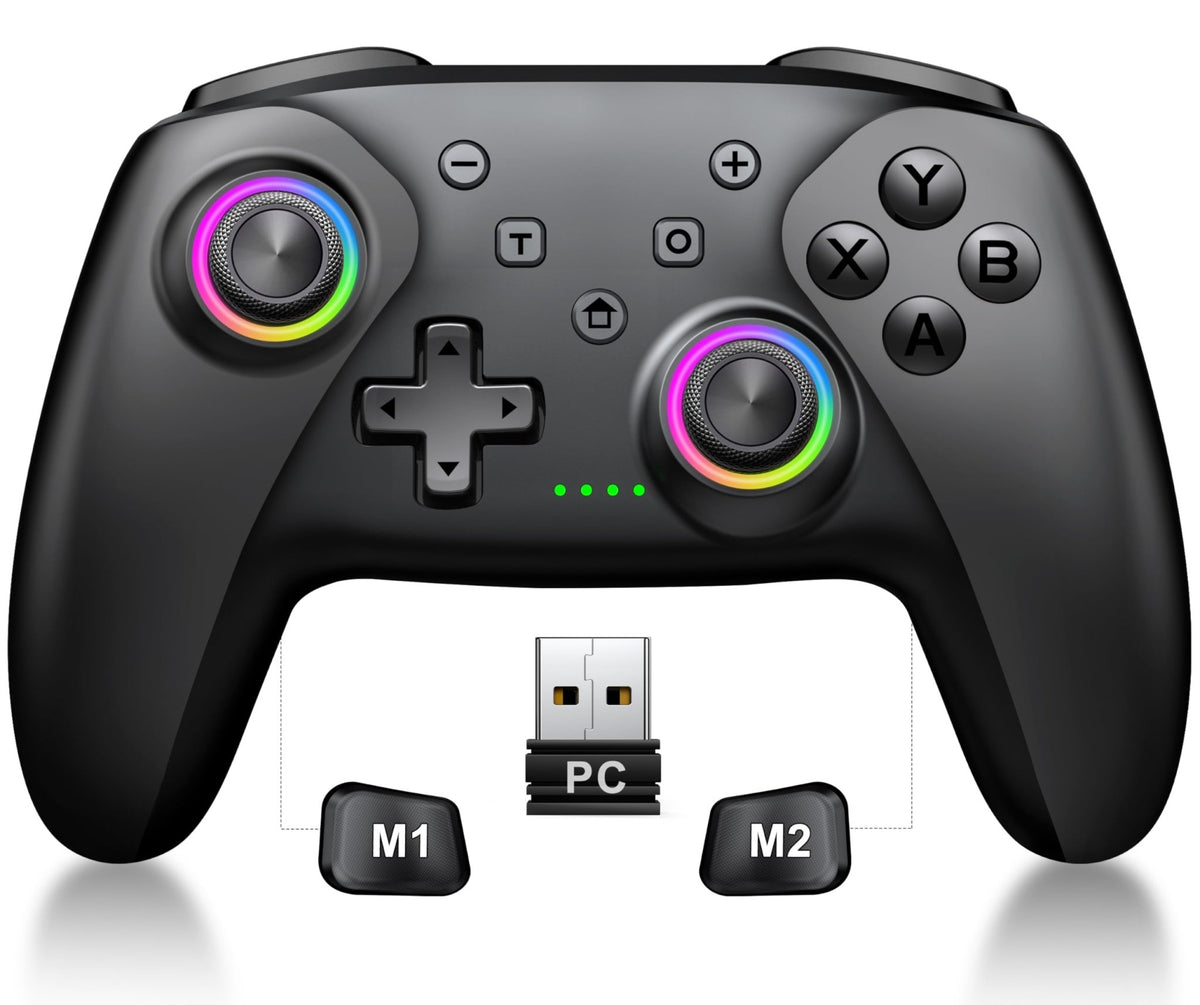 Nintendo Switch Wireless Pro Controller – Turbo, Gyro & Programmable – 10 Colors - Flex Gamingproduct_type