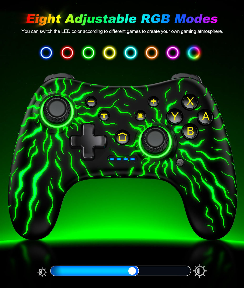 Nintendo Switch Wireless Pro Controller – Turbo, Gyro & Programmable – 10 Colors - Flex Gamingproduct_type