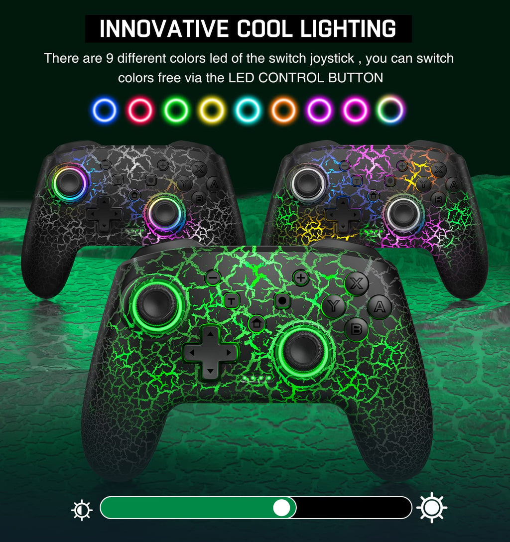 Nintendo Switch Wireless Pro Controller – Turbo, Gyro & Programmable – 10 Colors - Flex Gamingproduct_type