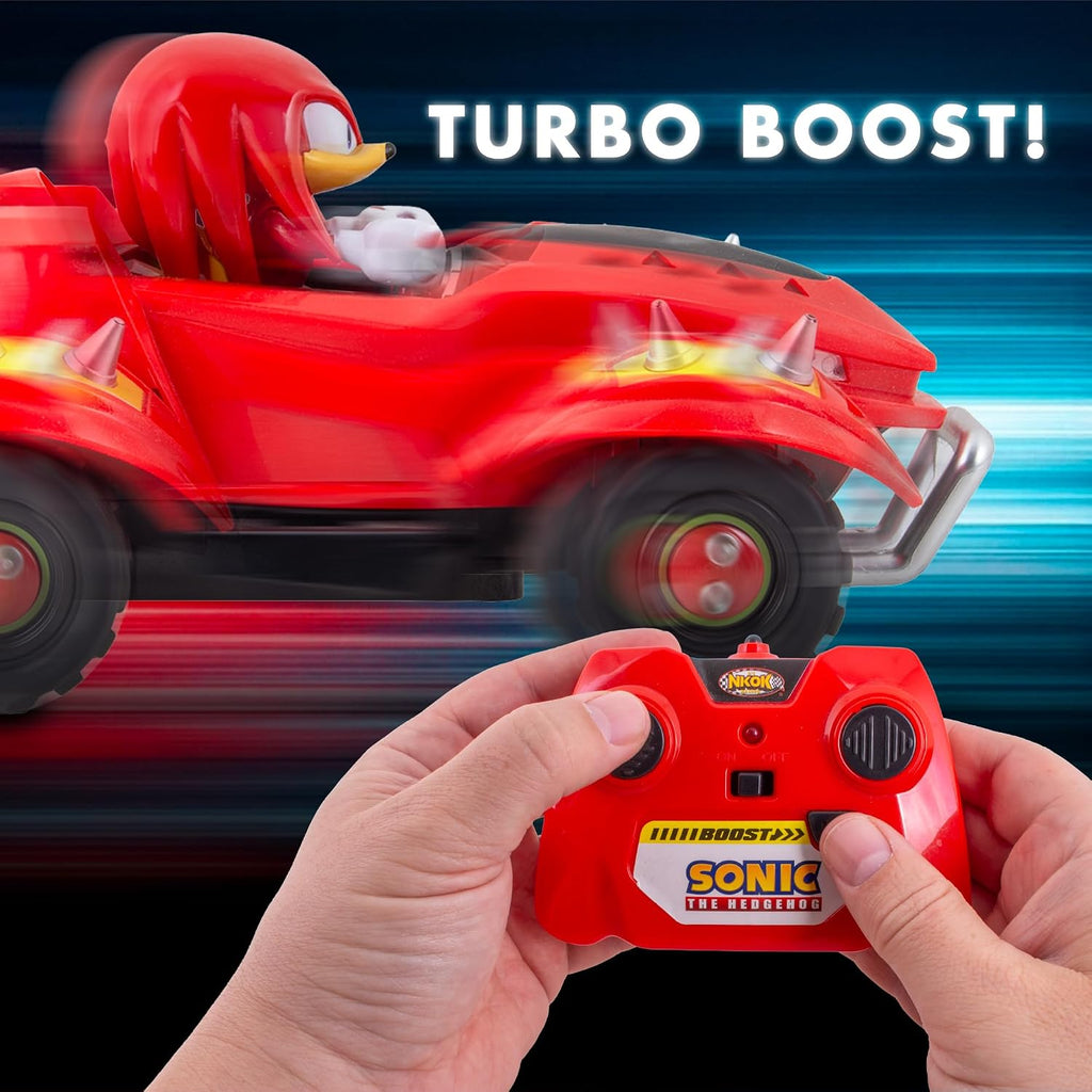 NKOK Sonic Racing CrossWorlds Knuckles the Echidna RC Car – 2.4GHz - Flex Gamingproduct_type