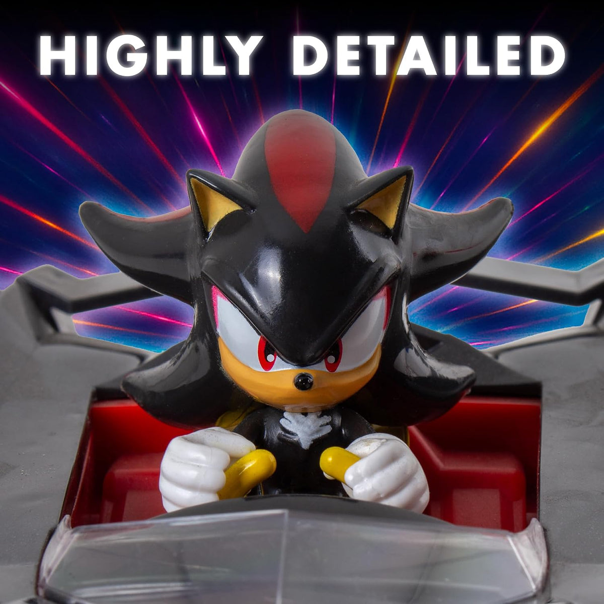 NKOK Sonic Racing CrossWorlds Shadow the Hedgehog RC Car – 2.4GHz - Flex Gamingproduct_type