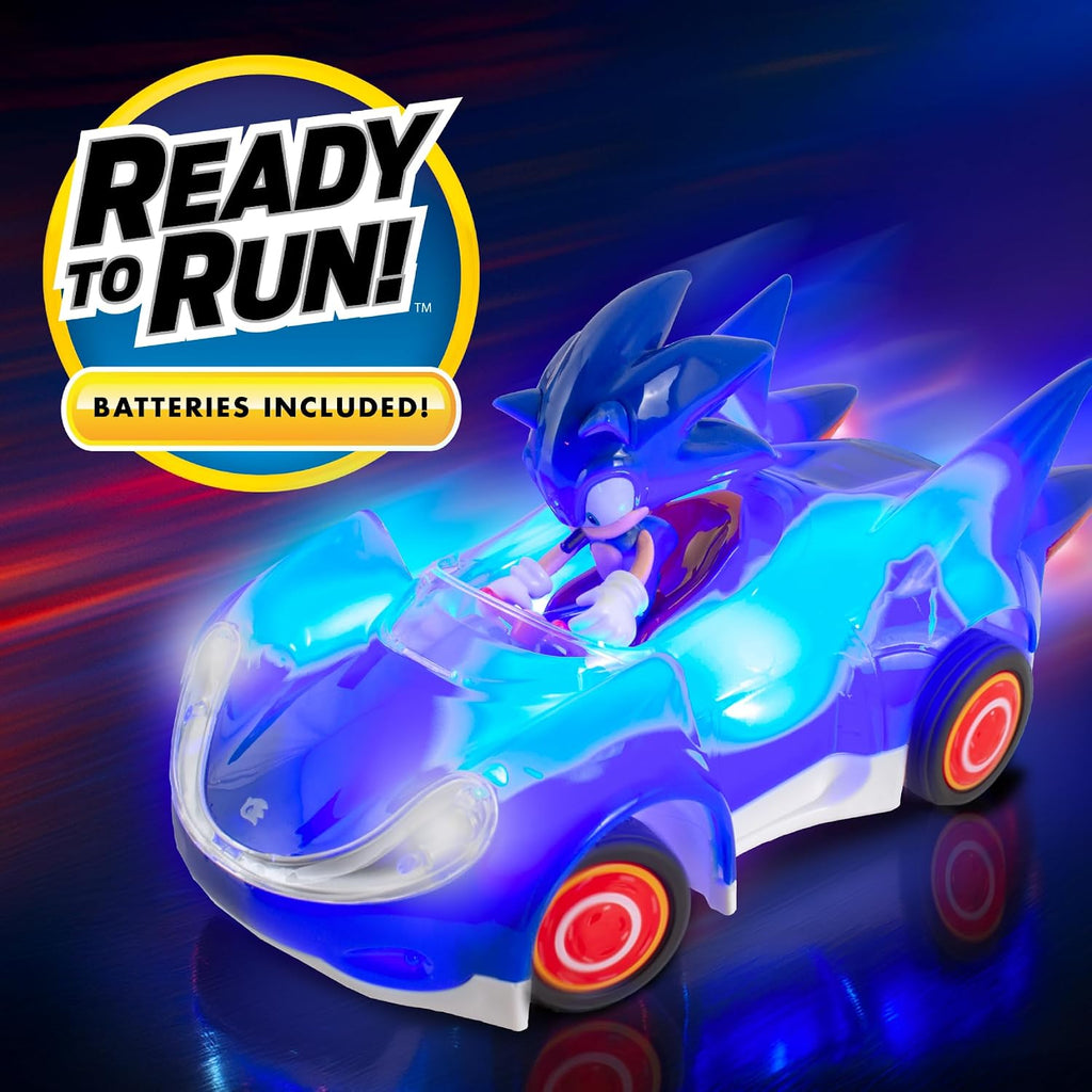 NKOK Sonic the Hedgehog Glow Racer RC Car – 1/28 Scale – 2 Styles - Flex Gamingproduct_type