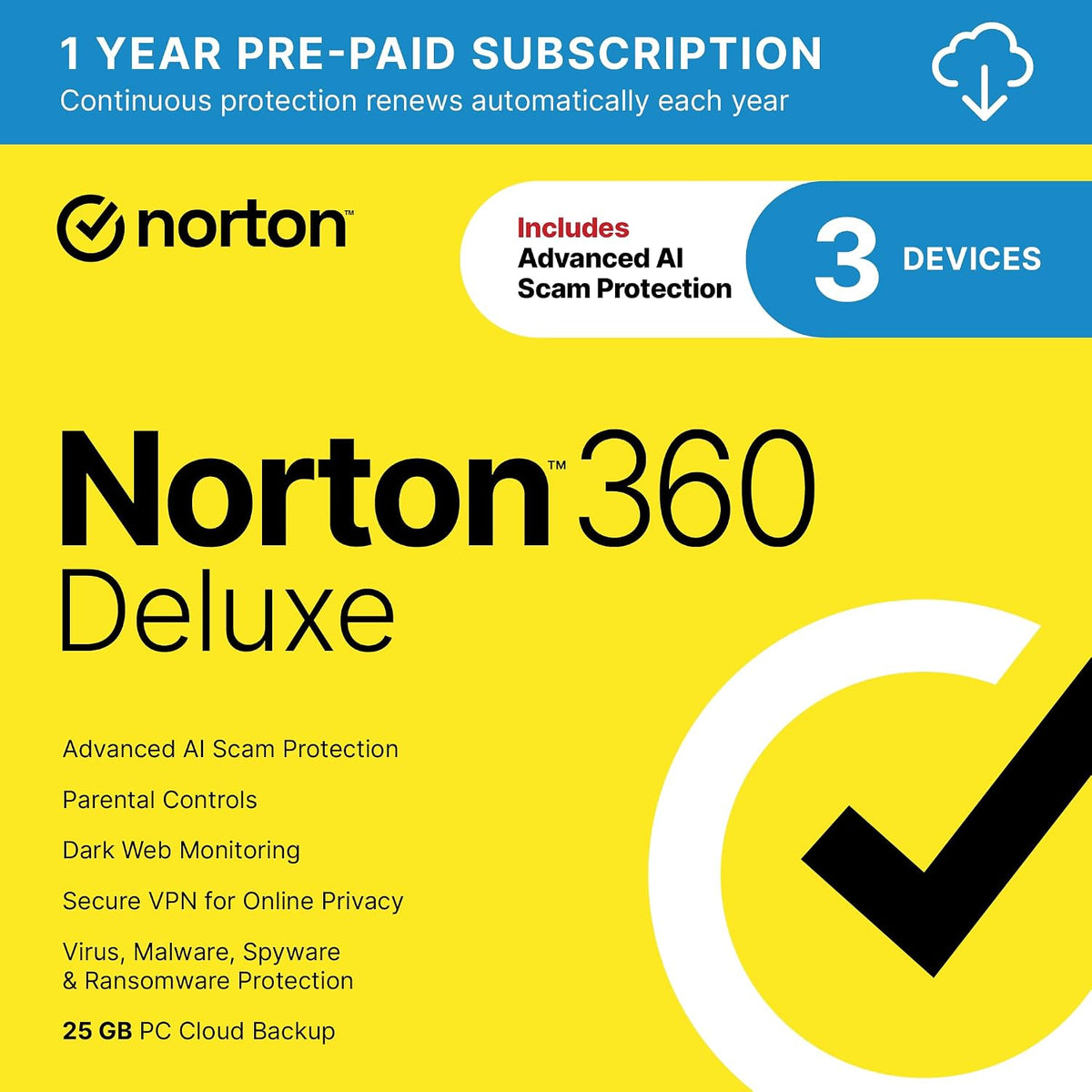 Norton 360 Deluxe Antivirus – 3 Devices, 12-Month - Flex Gamingproduct_type