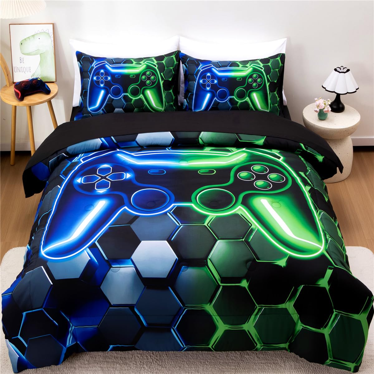 NTBED Game Console Comforter Set – 3 Sizes & 11 Colors - Flex Gamingproduct_type