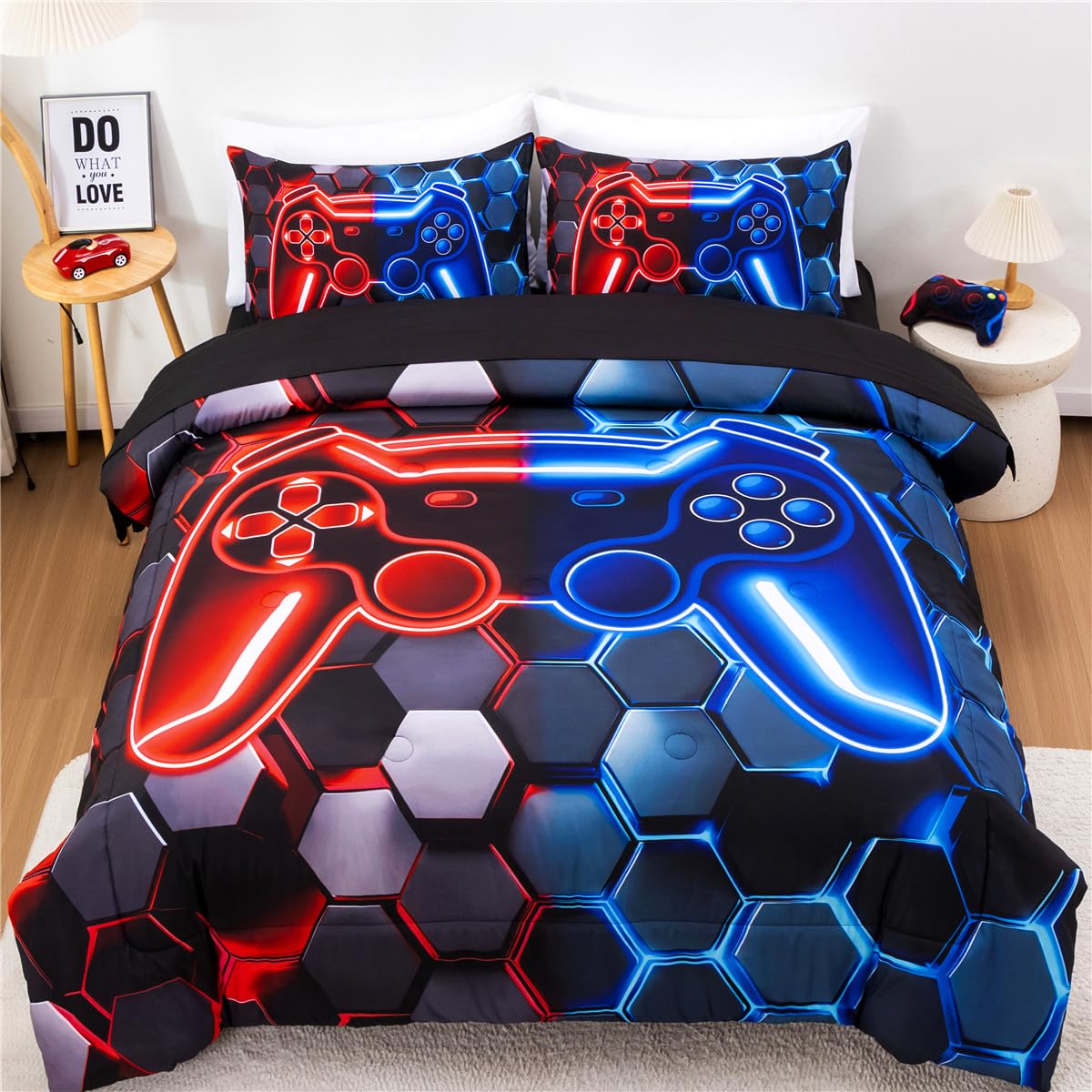 NTBED Game Console Comforter Set – 3 Sizes & 11 Colors - Flex Gamingproduct_type