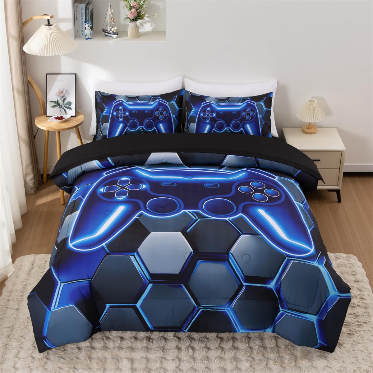 NTBED Game Console Comforter Set – 3 Sizes & 11 Colors - Flex Gamingproduct_type