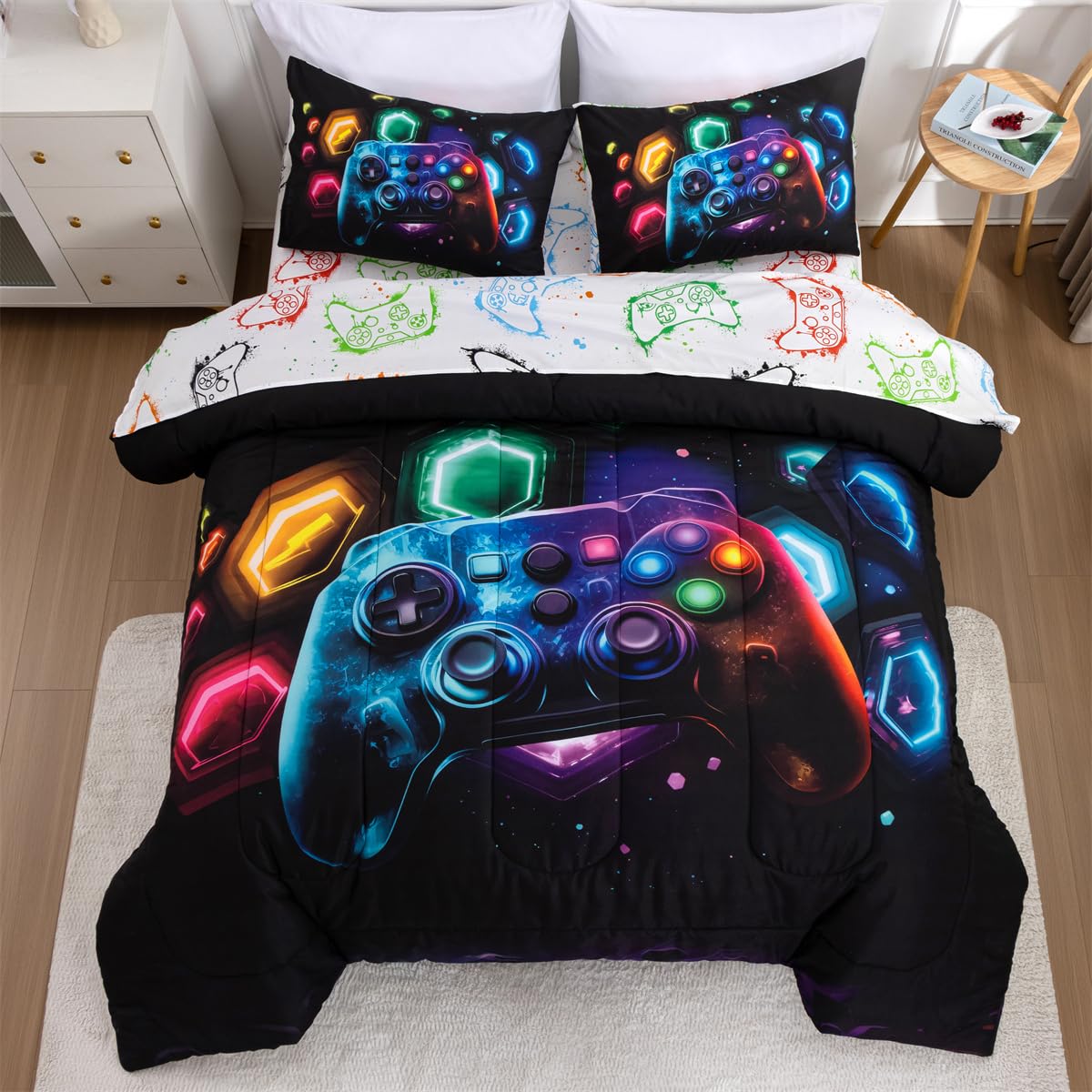 NTBED Game Console Comforter Set – 3 Sizes & 11 Colors - Flex Gamingproduct_type
