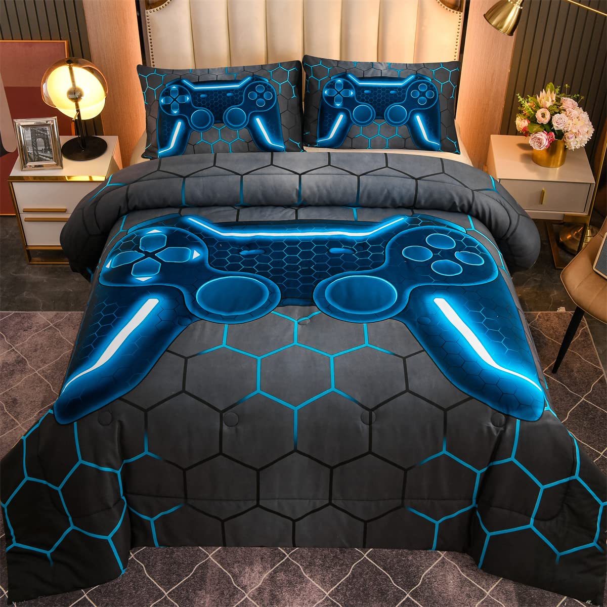 NTBED Game Console Comforter Set – 3 Sizes & 11 Colors - Flex Gamingproduct_type