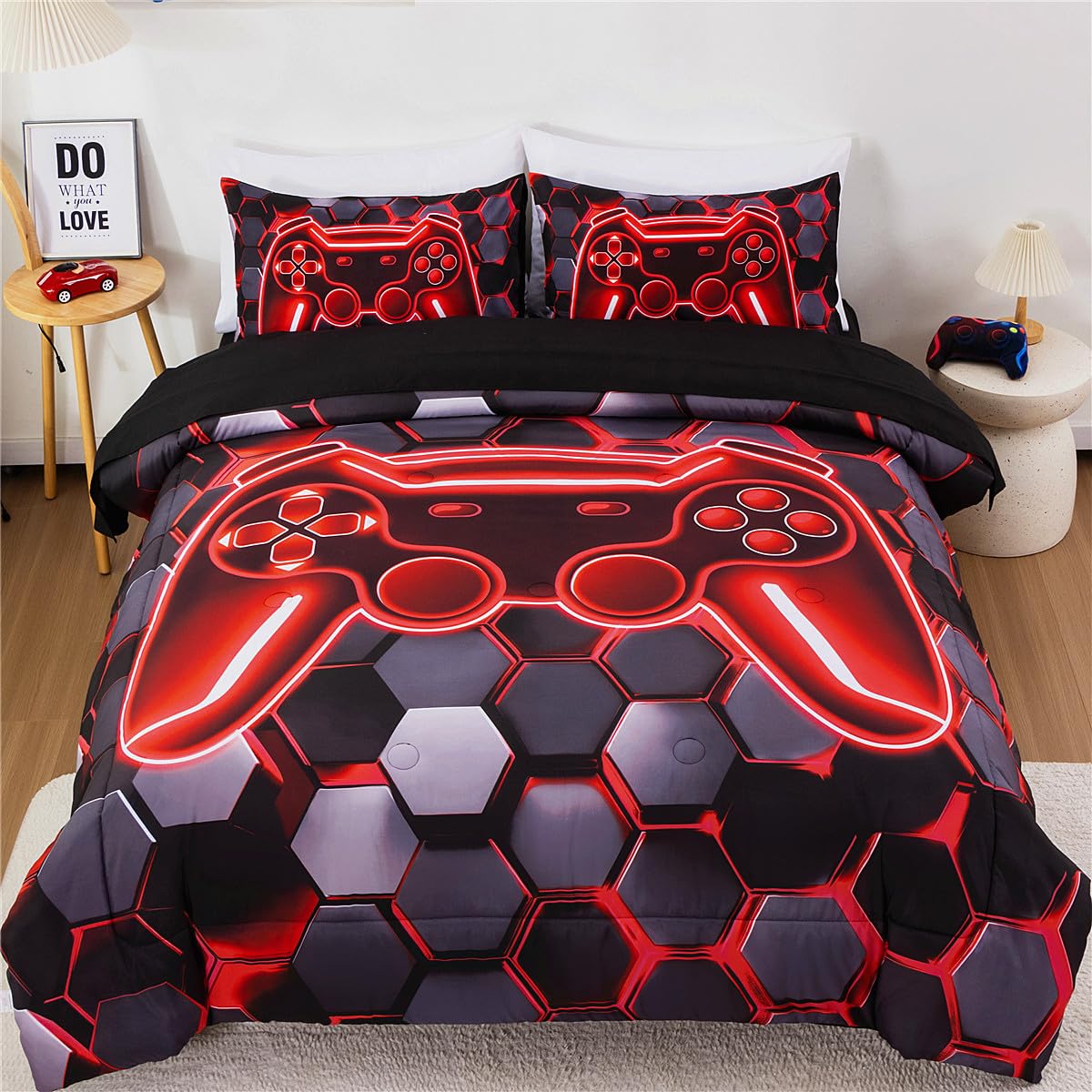 NTBED Game Console Comforter Set – 3 Sizes & 11 Colors - Flex Gamingproduct_type