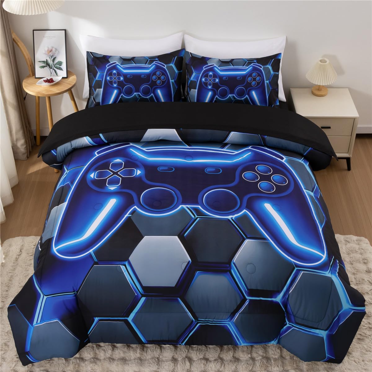 NTBED Game Console Comforter Set – 3 Sizes & 11 Colors - Flex Gamingproduct_type