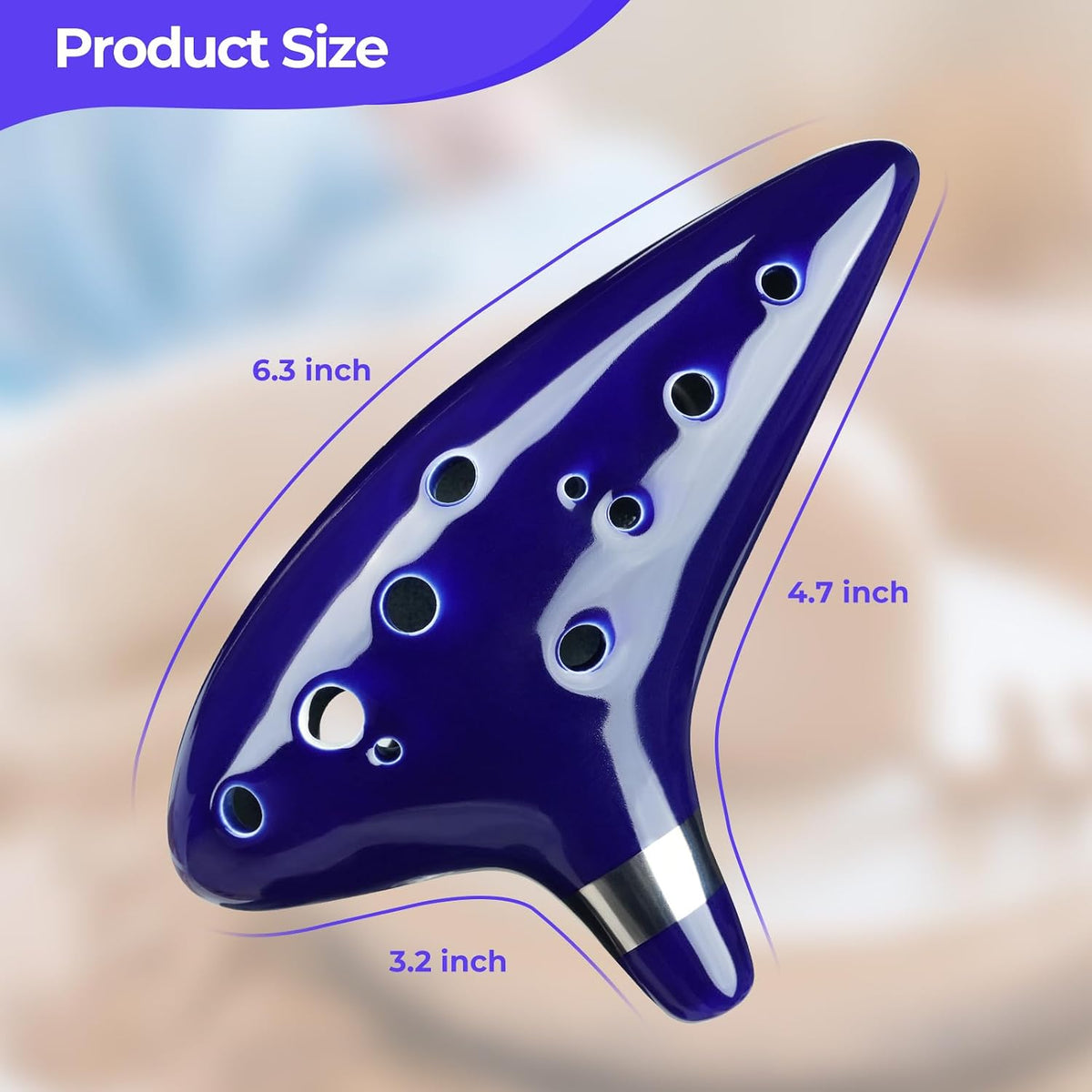 Ohuhu 12-Hole Alto C Ocarina – 5 Colors - Flex Gamingproduct_type