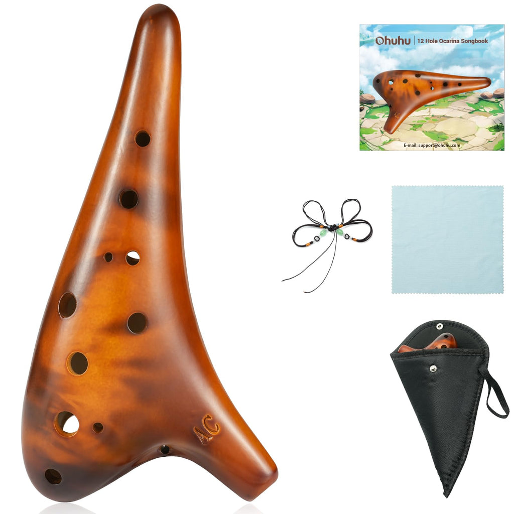 Ohuhu 12-Hole Alto C Ocarina – 5 Colors - Flex Gamingproduct_type
