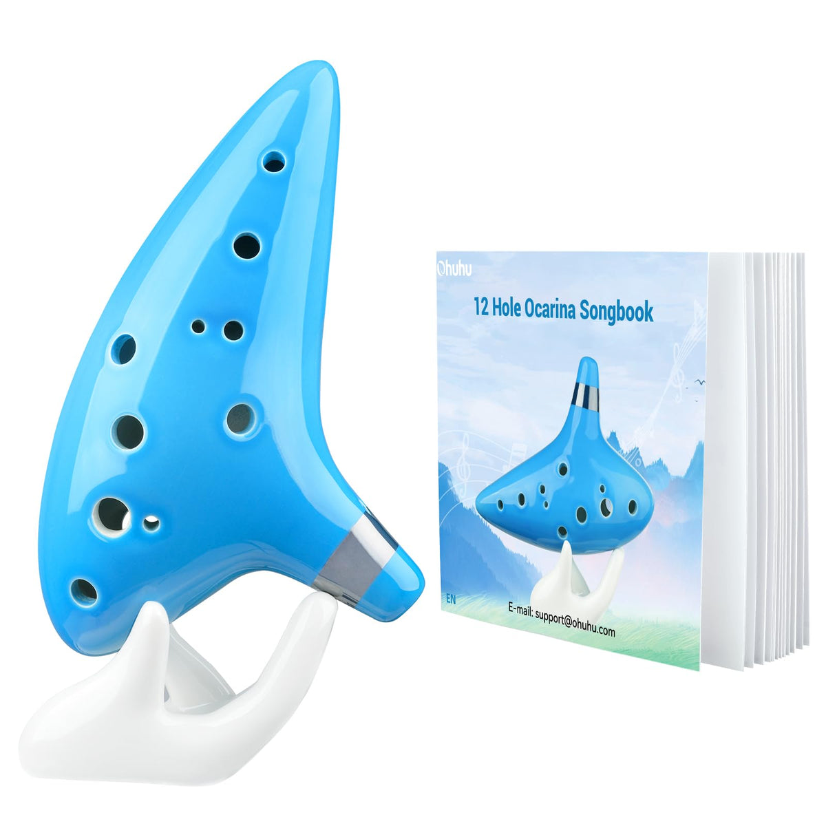 Ohuhu 12-Hole Alto C Ocarina – 5 Colors - Flex Gamingproduct_type