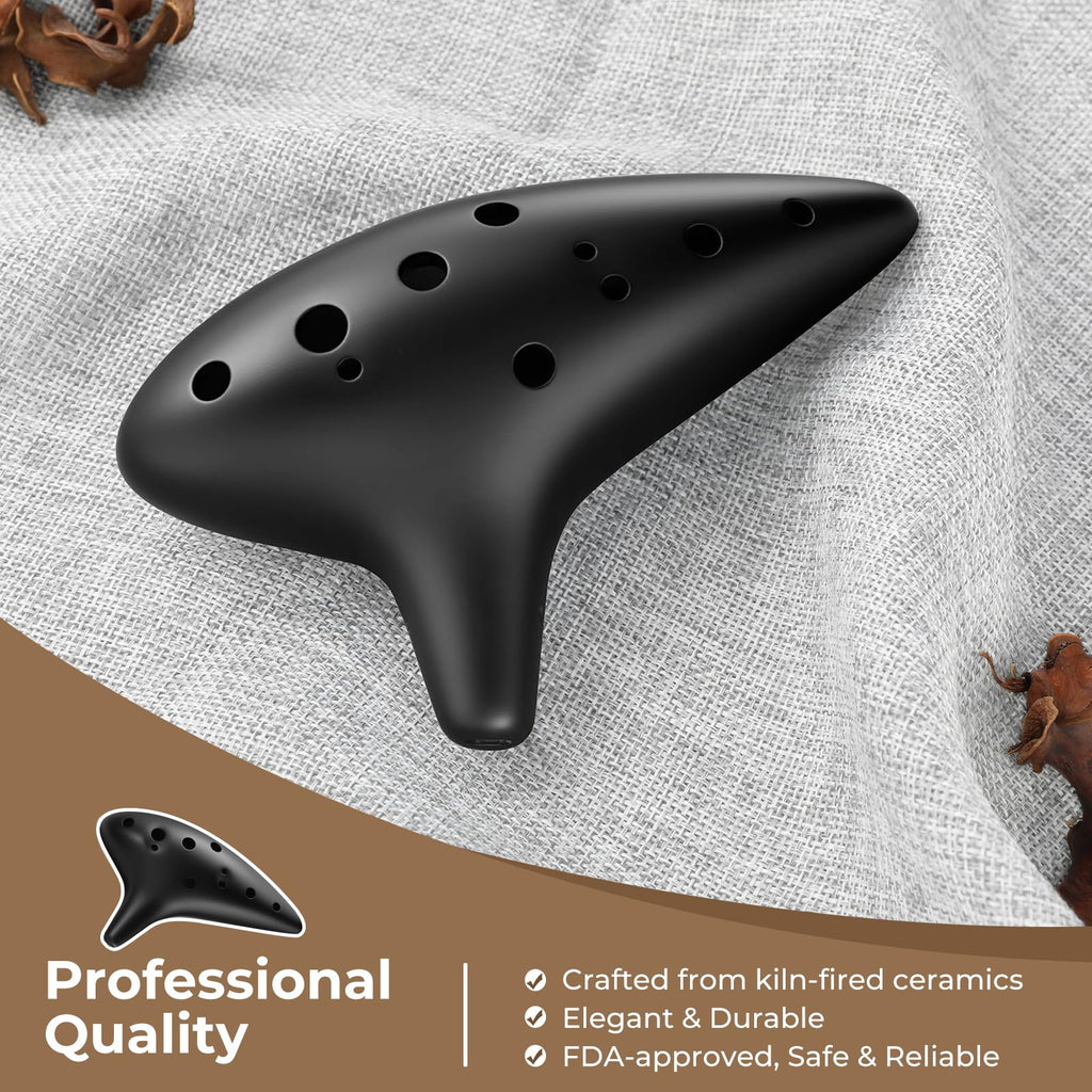 Ohuhu 12-Hole Alto C Ocarina – 5 Colors - Flex Gamingproduct_type