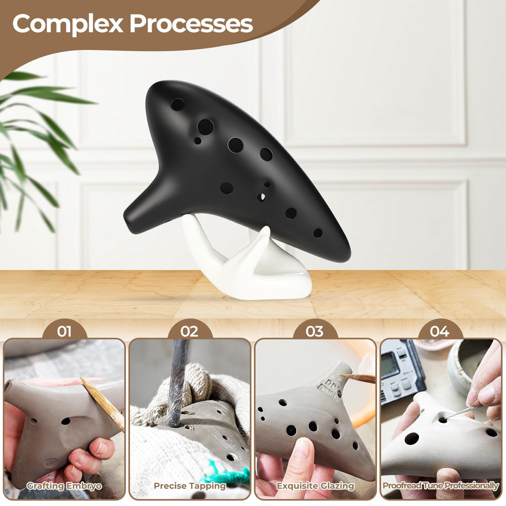 Ohuhu 12-Hole Alto C Ocarina – 5 Colors - Flex Gamingproduct_type