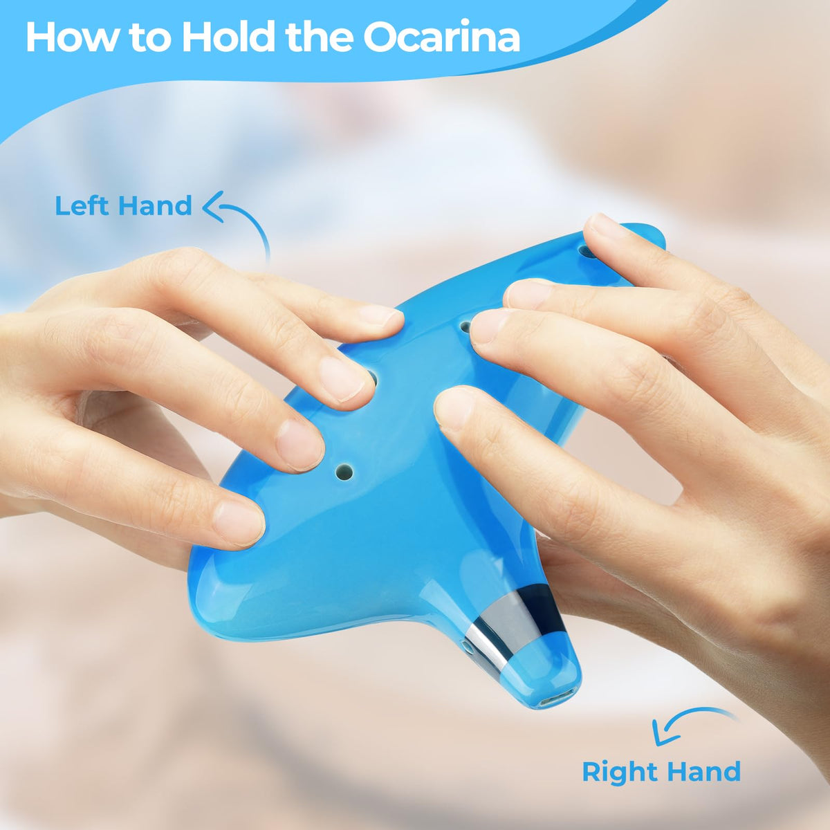 Ohuhu 12-Hole Alto C Ocarina – 5 Colors - Flex Gamingproduct_type