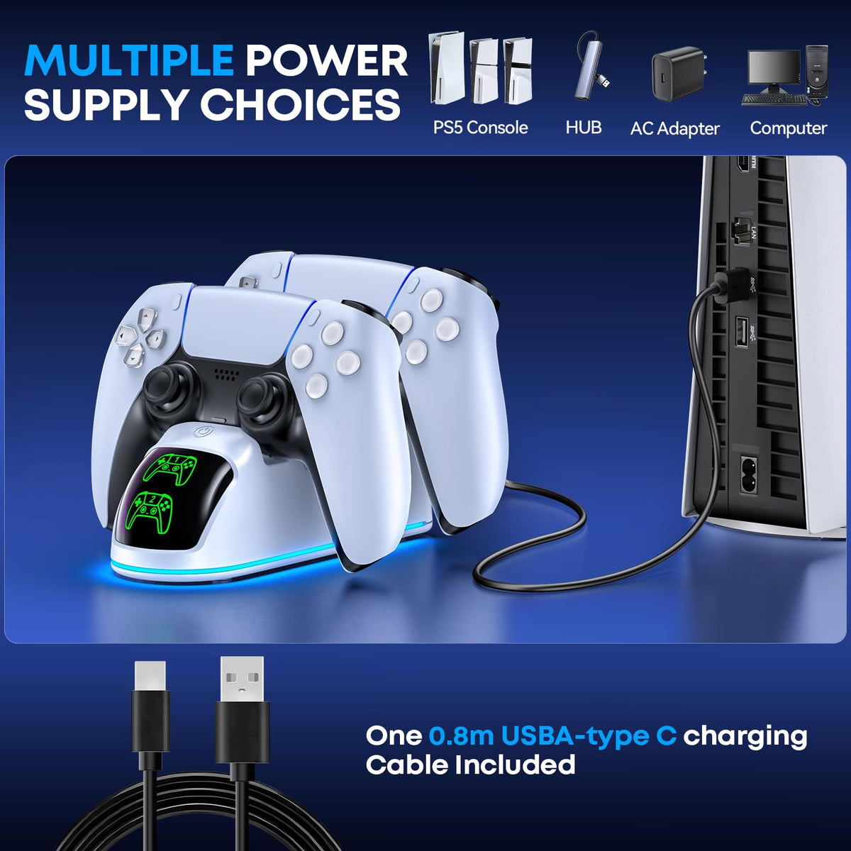 OIVO Controller Charging Dock – 2 Sizes & 4 Colours - Flex Gamingproduct_type