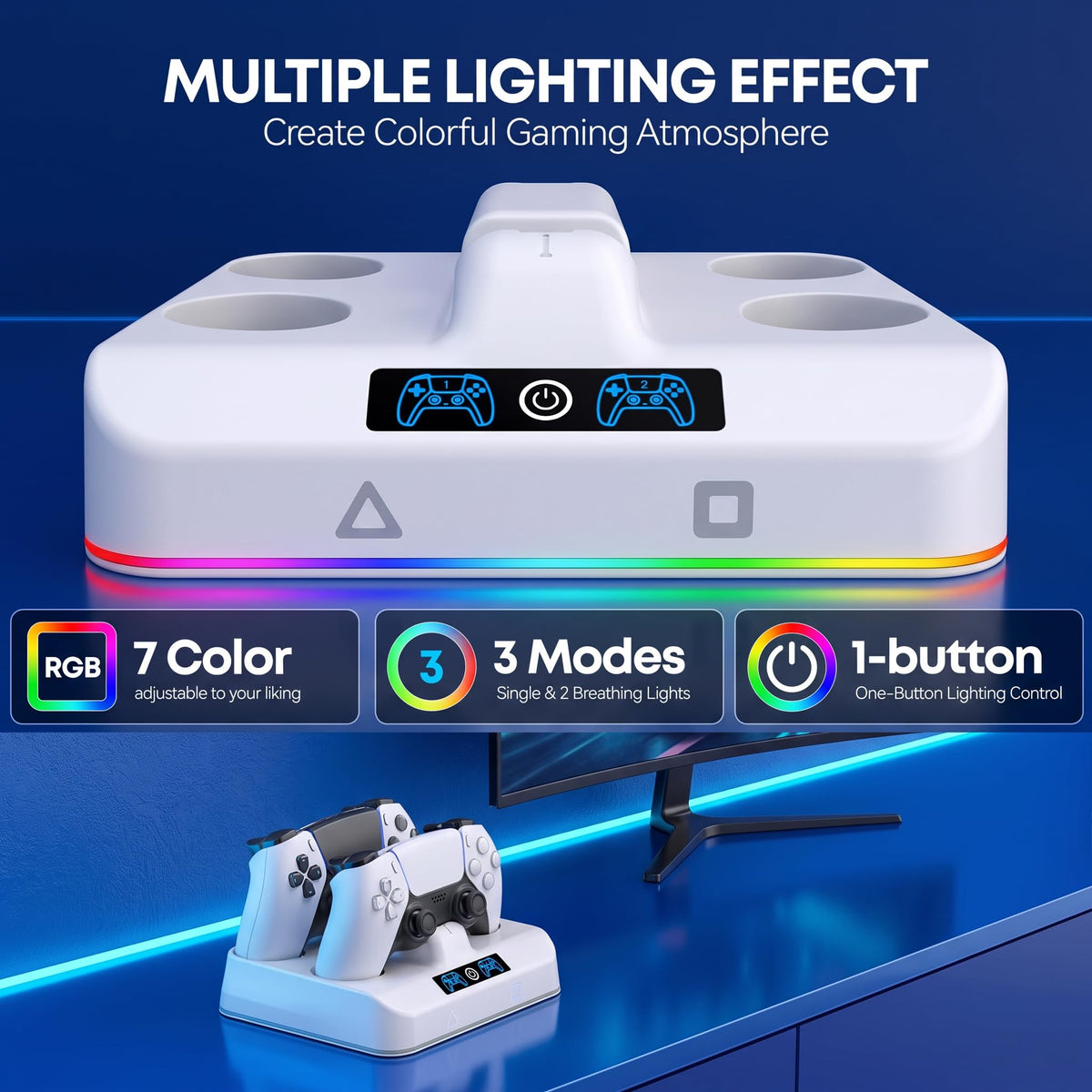 OIVO Controller Charging Dock – 2 Sizes & 4 Colours - Flex Gamingproduct_type
